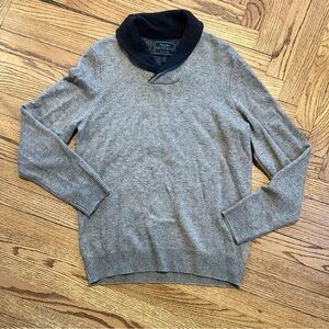 Jos. A. Bank Reserve Collection lambs wool shawl collar sweater
